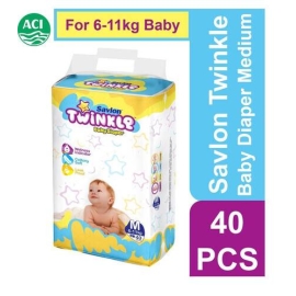 Twinkle Baby Diaper Medium 40 pc