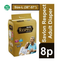 Savlon Respect Adult Diaper L 8