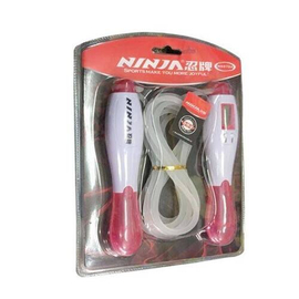 Counting Skipping Rope - Pink and White
