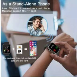 A1 Bluetooth Smart Watch Phone with Pedometer Camera Single SIM Fitness Tracker, 7 image