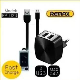 REMAX 2 USB Port Charger and microUSB Data Cable RP-U215, 2 image