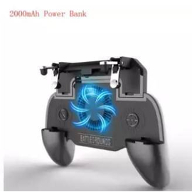 L1R1 Shooter Joystick Game Pad Phone Holder Cooler Fan with 2000