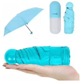 7" Mini Capsule Umbrella -Sky Blue, 3 image