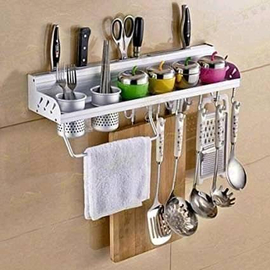 Wall Mounted Kitchen Rack (23 Inch Length)