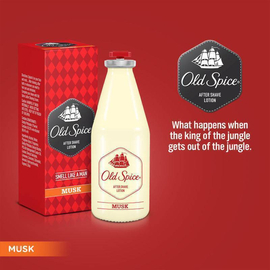 Old Spice Musk After Shave Lotion ASL Atomizer 150ML