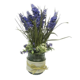 Lavender Garden In Glass Bottle (PR/D438/5/SP) Ø13X29CM H