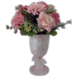 Sweet Rose Mix In Lace Ps Planter (LC/PS01) 15X15X22CM H