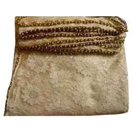 Golden Soft Net Saree For Women