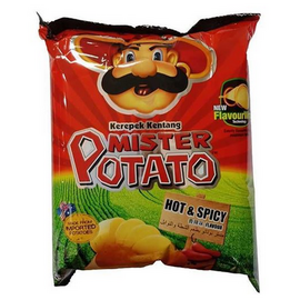 Mister Potato Chips Hot & Spicy 75g Pack