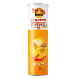 Mister Potato Crisps Hot & Spicy 100g