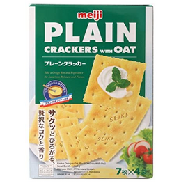 Meiji Plain Crakers with Oat 104g