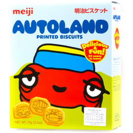 Meiji Autoland Printed Biscuits 70g