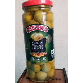 Borges Whole Green Olives 350g