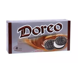 Danish Doreo Chocolate Black Cream Biscuit 28 pairs 320 gm