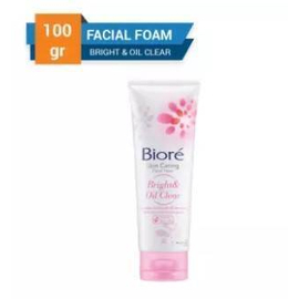 Biore Oil Cleaner Facial Foam Face Wash for Women - 100g