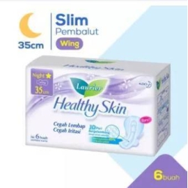 Laurier Sanitary Napkin Healthy Skin 35 cm-6 pad