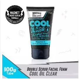 Mens Biore Facial  Foam Cool Oil Clear Face Wash for Men - 100gm