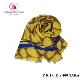 Yellow Cotton Hijab For Women