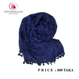 Blue Cotton Hijab For Women