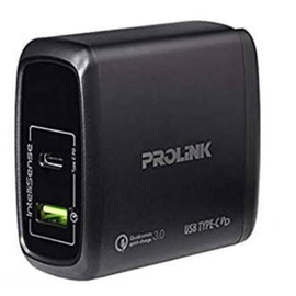 PROLiNK PTC26001 60W 2-Port Black USB Wall Charger