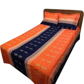King Size Bed Sheet-Orange