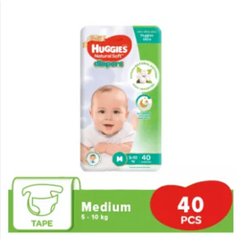 Huggies Ultra Dry Belt Diaper Medium (M) 40 Pcs (5-10 Kg)