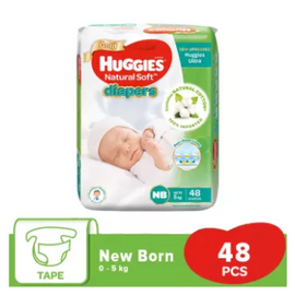 Huggies Ultra Belt Diaper New Born (NB) 48 pcs (0-5 kg)