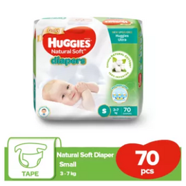 Huggies Ultra Belt Diaper Small (S) 70 pcs (3-7 kg)