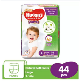 Huggies Ultra Pant Diaper Large (L) 44 Pcs (9 - 14 Kg)