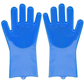 Magic Silicone Dishwashing Gloves, 2 image