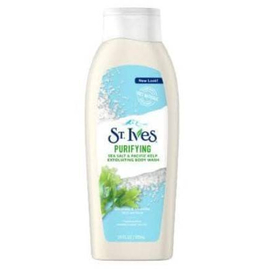 St. Ives Purifying Sea Salt And Pacific Kelp Exfoliating Body Wash