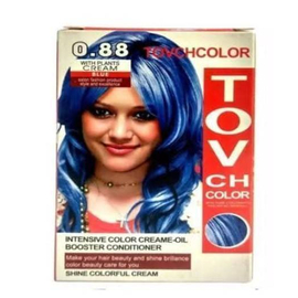 TOV CH COLOR Blue Color Oil Hair Color -0.88