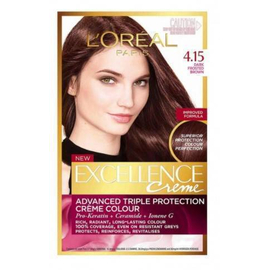 L'Oreal Paris Excellence 4.15 Natural Dark Frosted Brown Hair Color