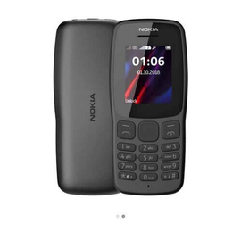Nokia 106 (Grey, Dual SIM)