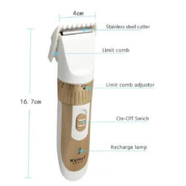 Kemei KM-9020 Electric Rechargeable Hair Clipper & Trimmer, 4 image