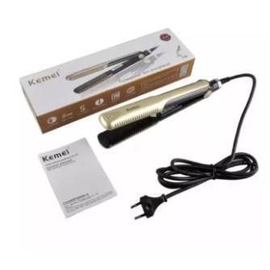 Kemei KM-327 Professional Portable Ceramic Hair Straightener, 3 image