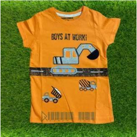 Orange T-Shirt For Baby Boys