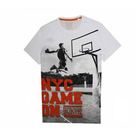 White NYC GAME ON Boys T-Shirt