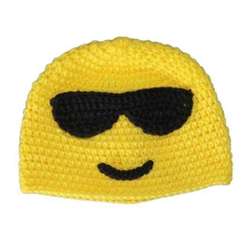 Emoji Yellow Baby Cap(2-3 years)