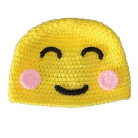Emoji Yellow Baby Cap(1-2 years)