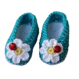 Sea Green Baby Shoes (12-18 months)