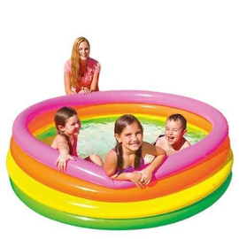 Inflatable Bath Tub For Kids - Multicolor