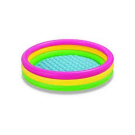 Inflatable 2 Feet Kids Water Pool-Multicolor