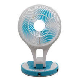 Portable LED Light With Mini Fan - Blue