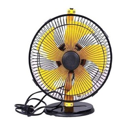 Stormy Hi Speed Table Fan - Black and Yellow