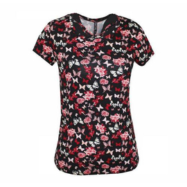 Allver Butterfly Print Ladies Viscose Knite Tops
