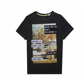 Black Boys T-Shirt - Printed