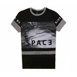 Black Boys T-Shirt - SPACE print