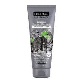 FREEMAN Polishing Charcoal + Black Sugar Gel Mask And Scrub