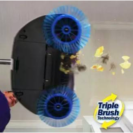 Hurricane Spin Broom Triple Brush Technology Cordless Sweeper Cleaning, 5 image